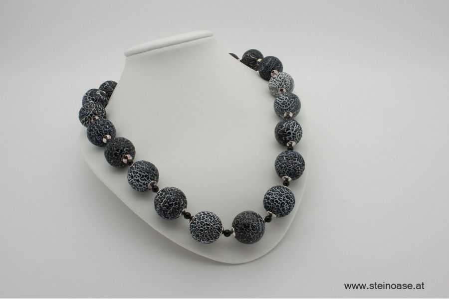 Kette Onyx & Silber